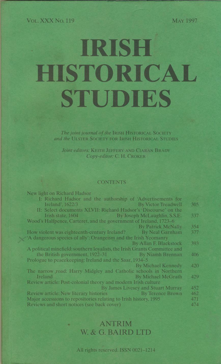 Irish Historical Studies